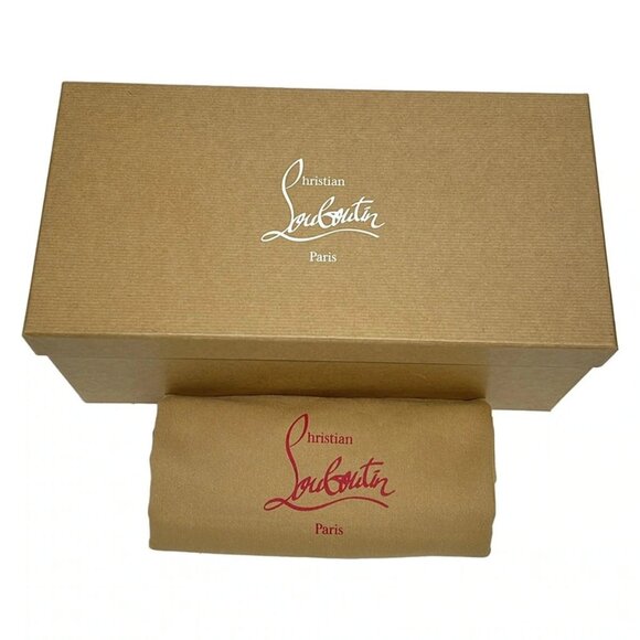 Auth CHRISTIAN LOUBOUTIN 1205142 Black Red Leather Clutch Bag - Picture 11 of 16